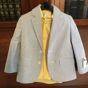 IZOD Boys 2T 3-Piece Seersucker Suit